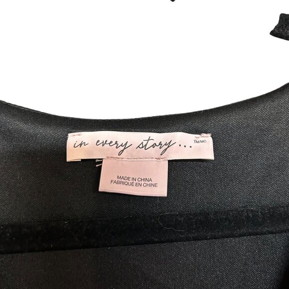 In Every Story Crossover Top Red Poppy Floral Lined Maxi Dress Size 1X - Picture 5 of 6